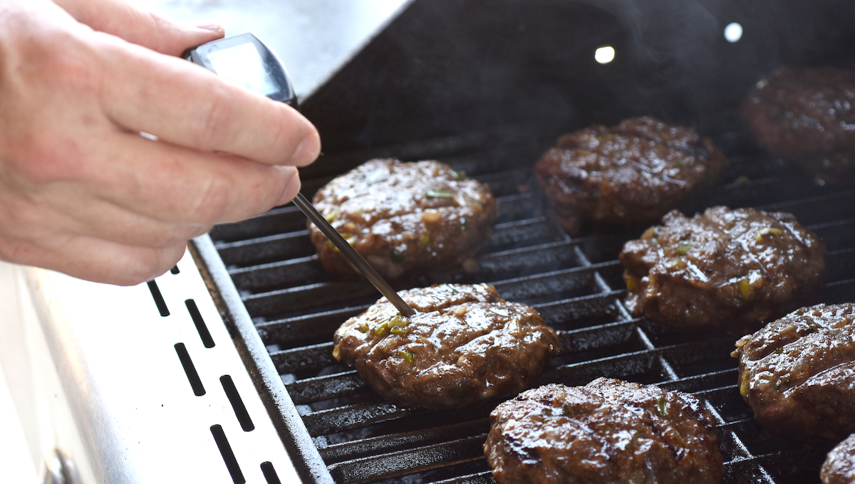 grilling burger thermometer