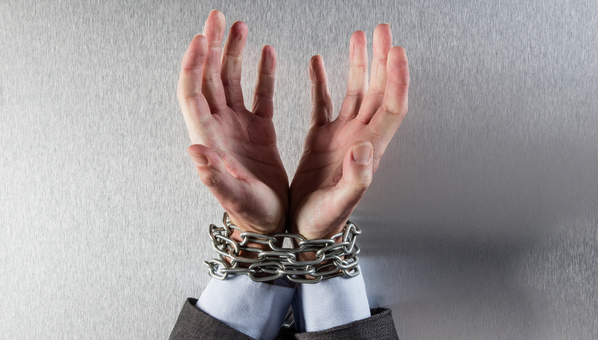 hands tied