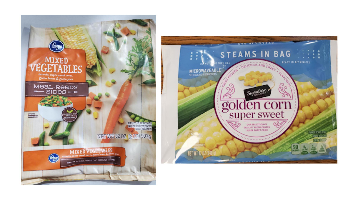 recalled Kroger and Signature frozen vegetables