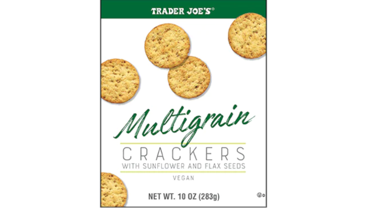 Trader Joe's Multigrain Crackers with Sunflower and Flax Seeds